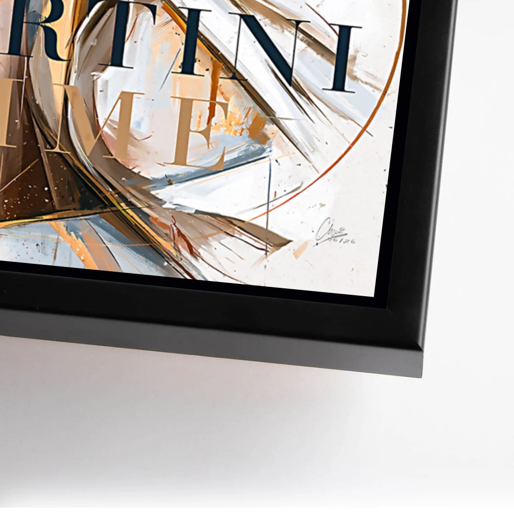 Martini Diva Alu Dibond Wandbild