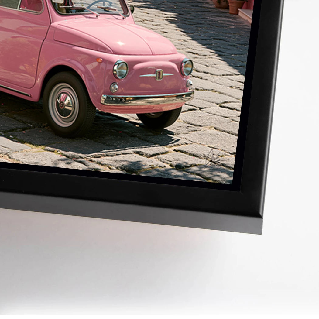 Rosa Cinquecento Alu Dibond Wandbild