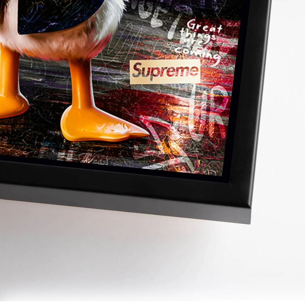 Dagobert Selfmade Porsche Alu Dibond Wandbild