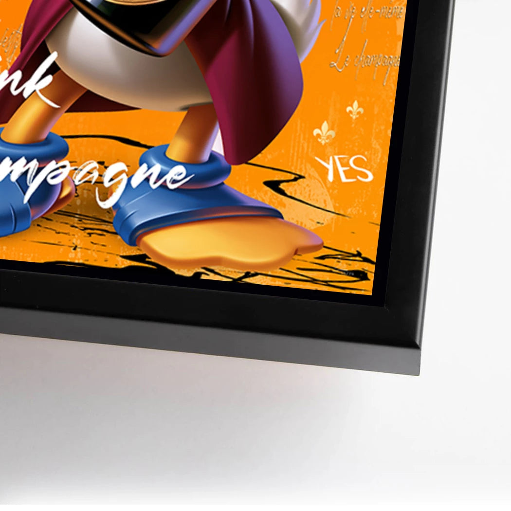 Dagobert Champagner Alu Dibond Wandbild