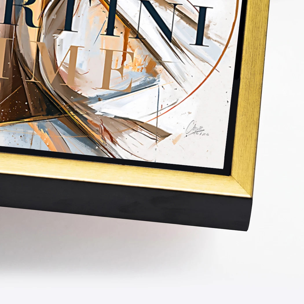 Martini Diva Alu Dibond Wandbild