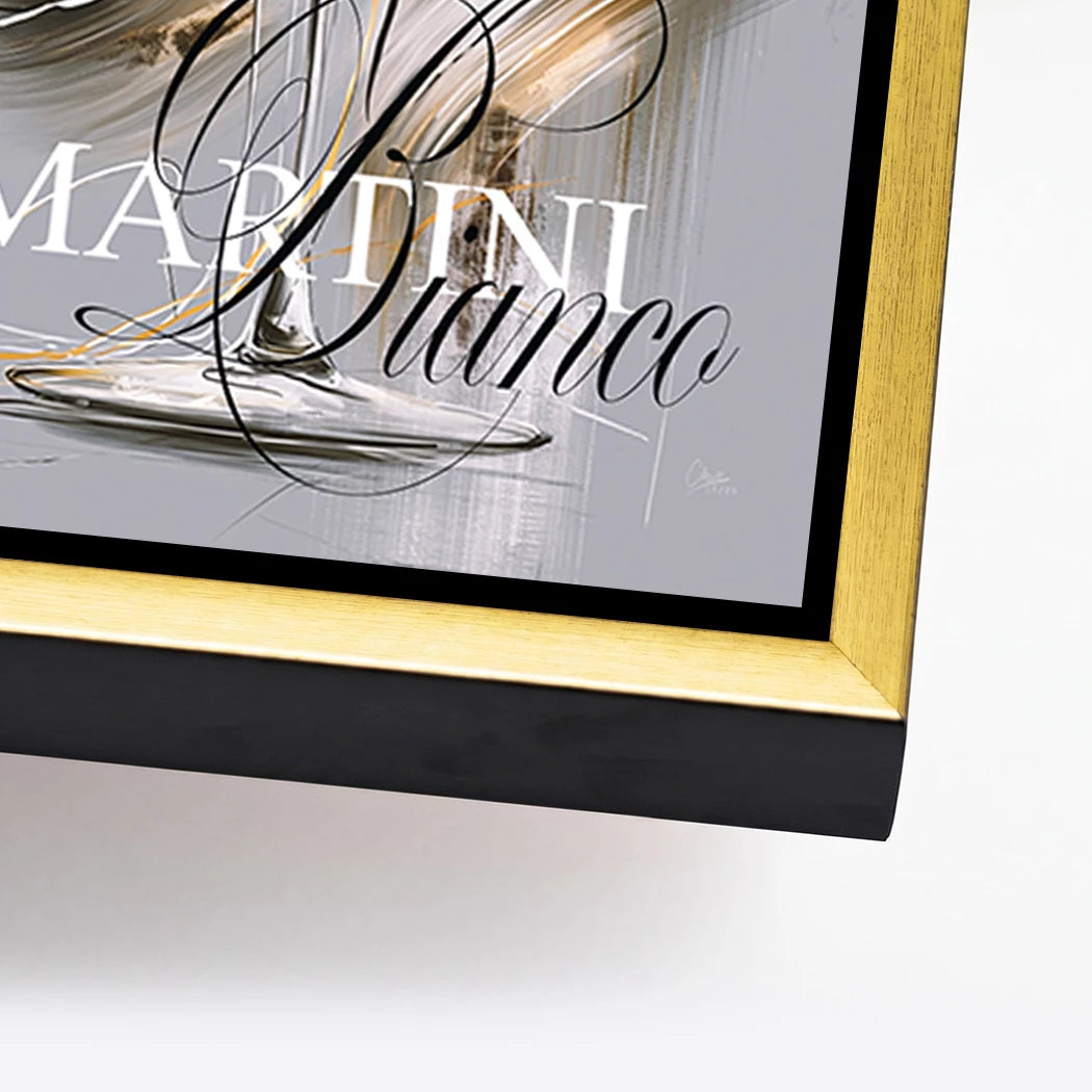 Martini Bianco Alu Dibond Wandbild