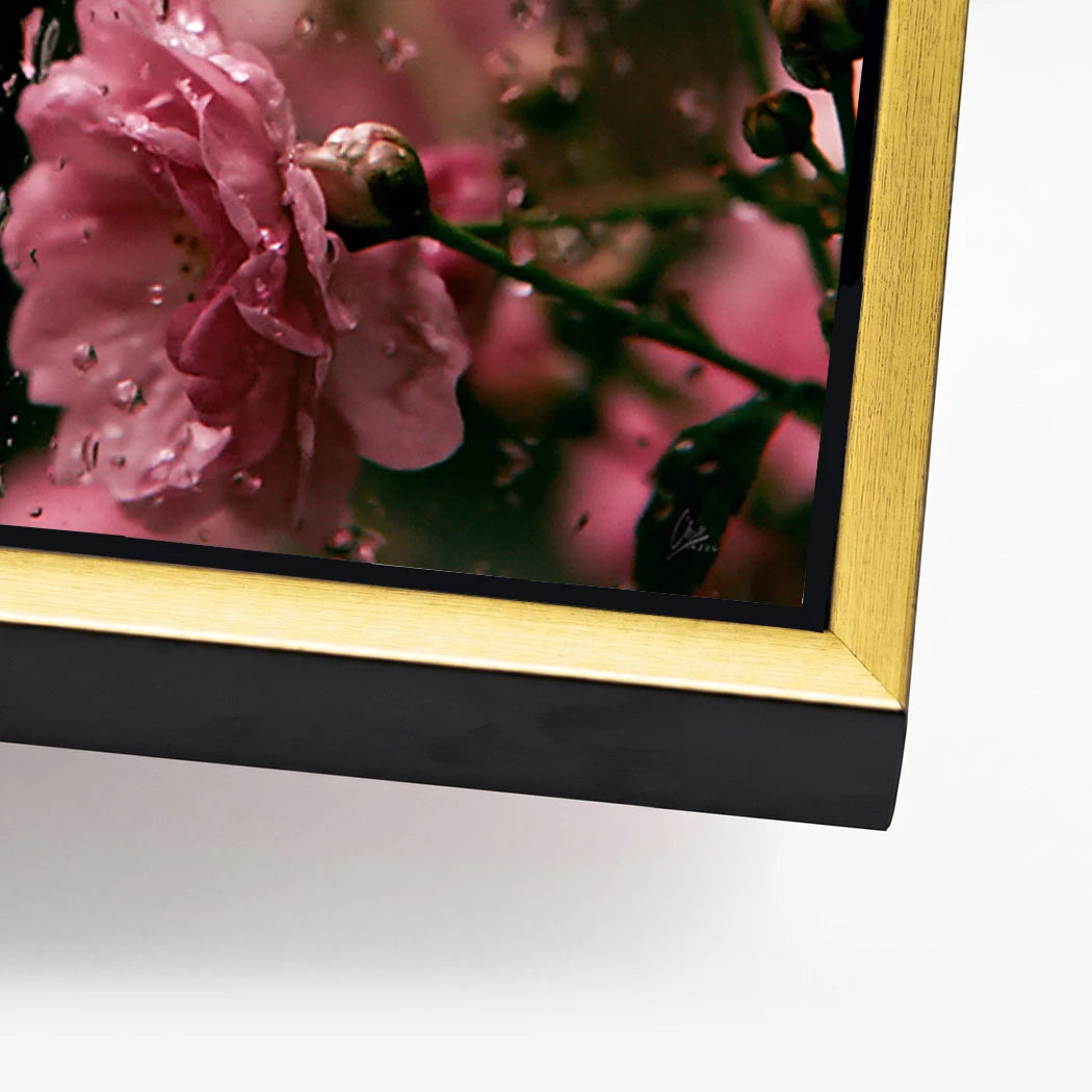 Chanel Blütenregen Alu Dibond Wandbild