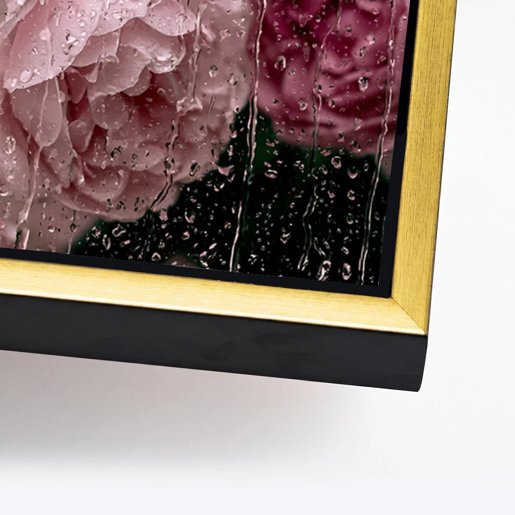 Chanel Rosenregen Aluminiumbild gebürstet