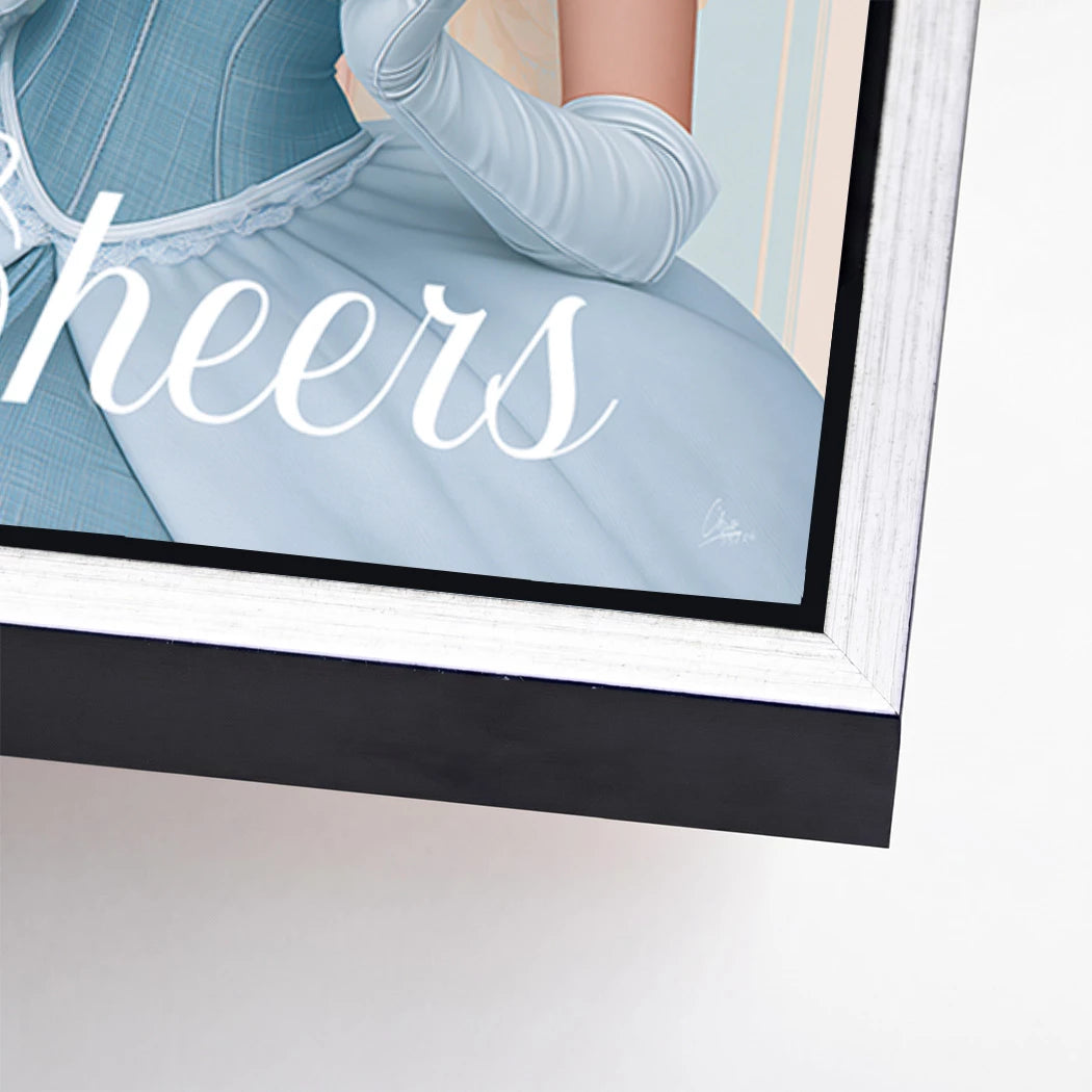 Cinderella Cheers Alu Dibond Wandbild