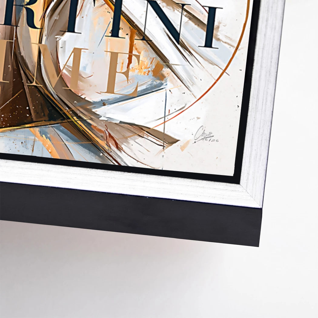 Martini Diva Alu Dibond Wandbild