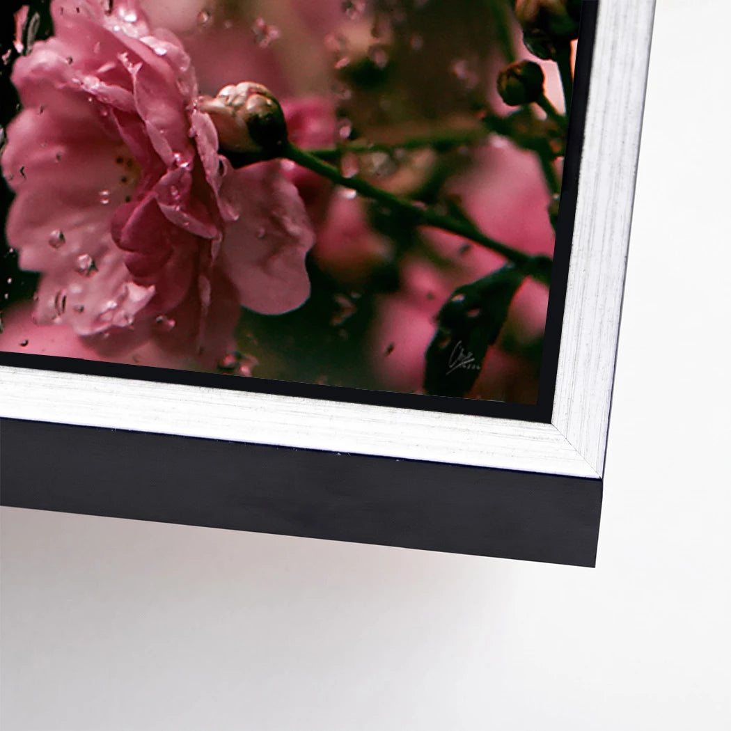 Chanel Blütenregen Alu Dibond Wandbild