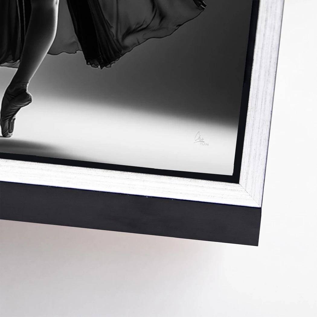 Ballerina Schattenpoesie Alu Dibond Wandbild