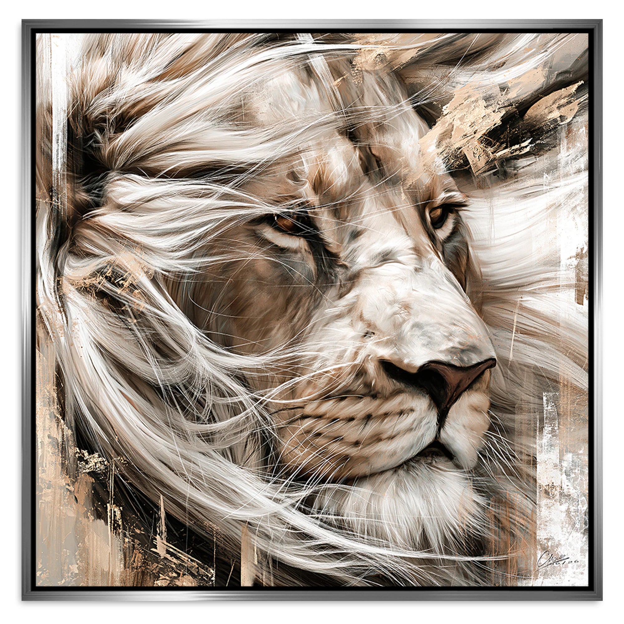 Lion King Alu Dibond Wandbild