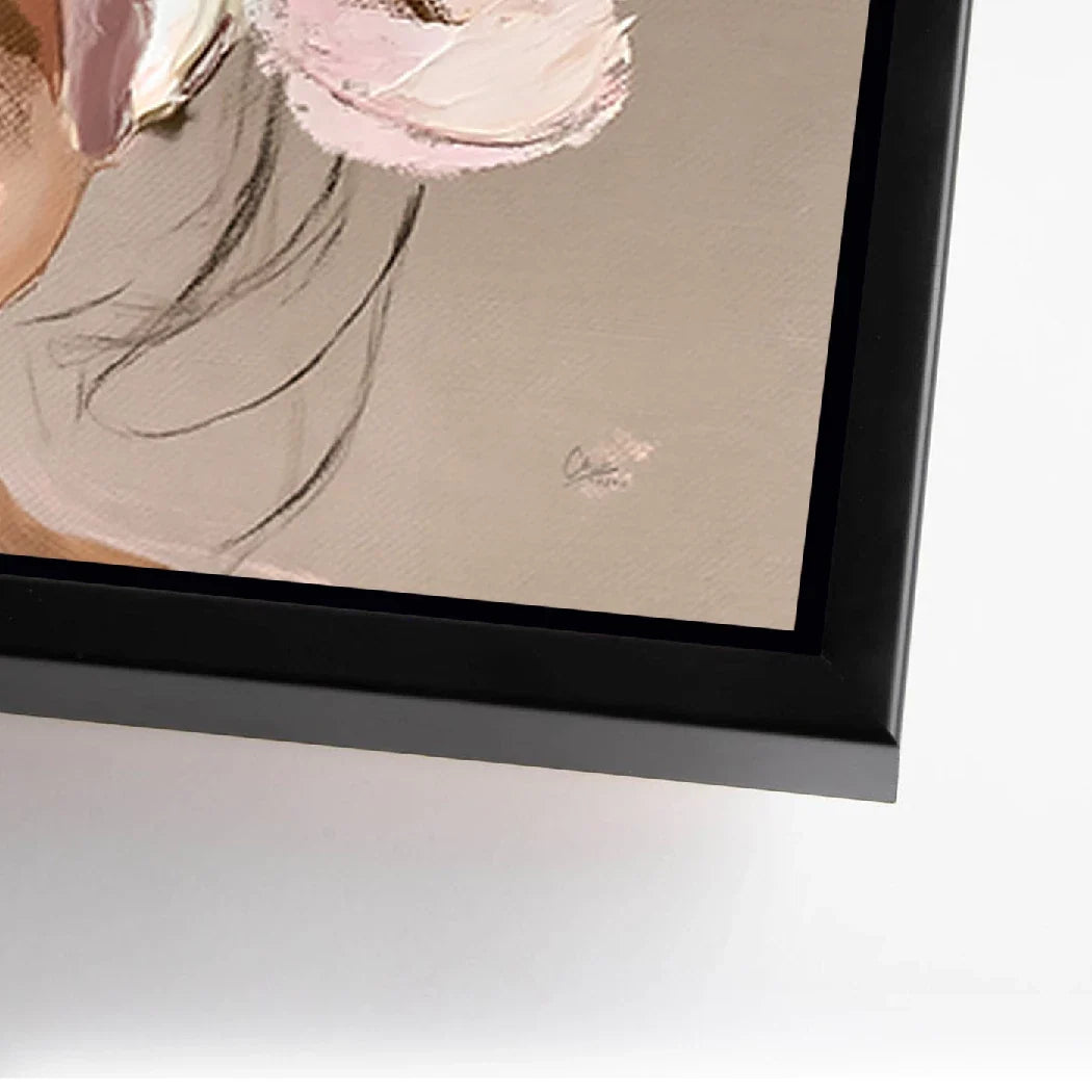 Blütenzauber Rosé AluDibond Wandbild