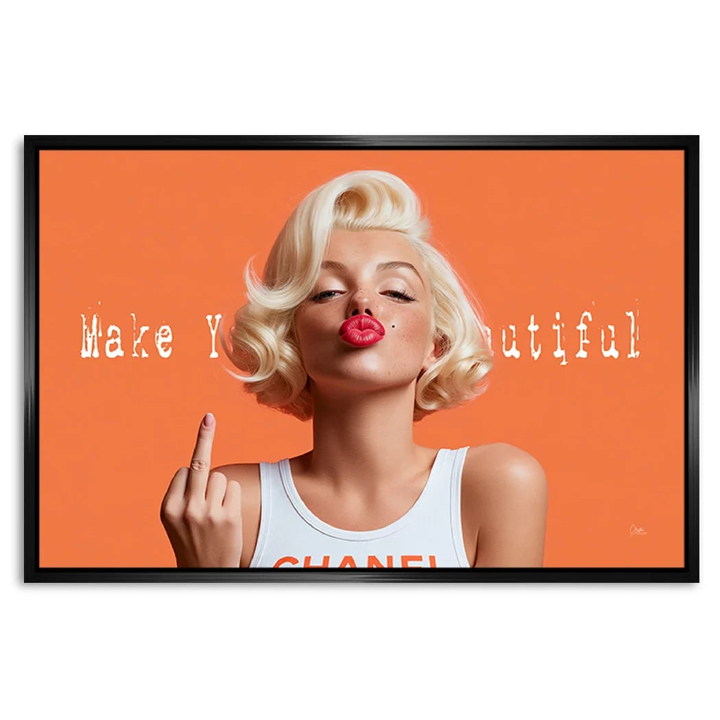 Marilyn Monroe Beautiful AluDibond Wandbild