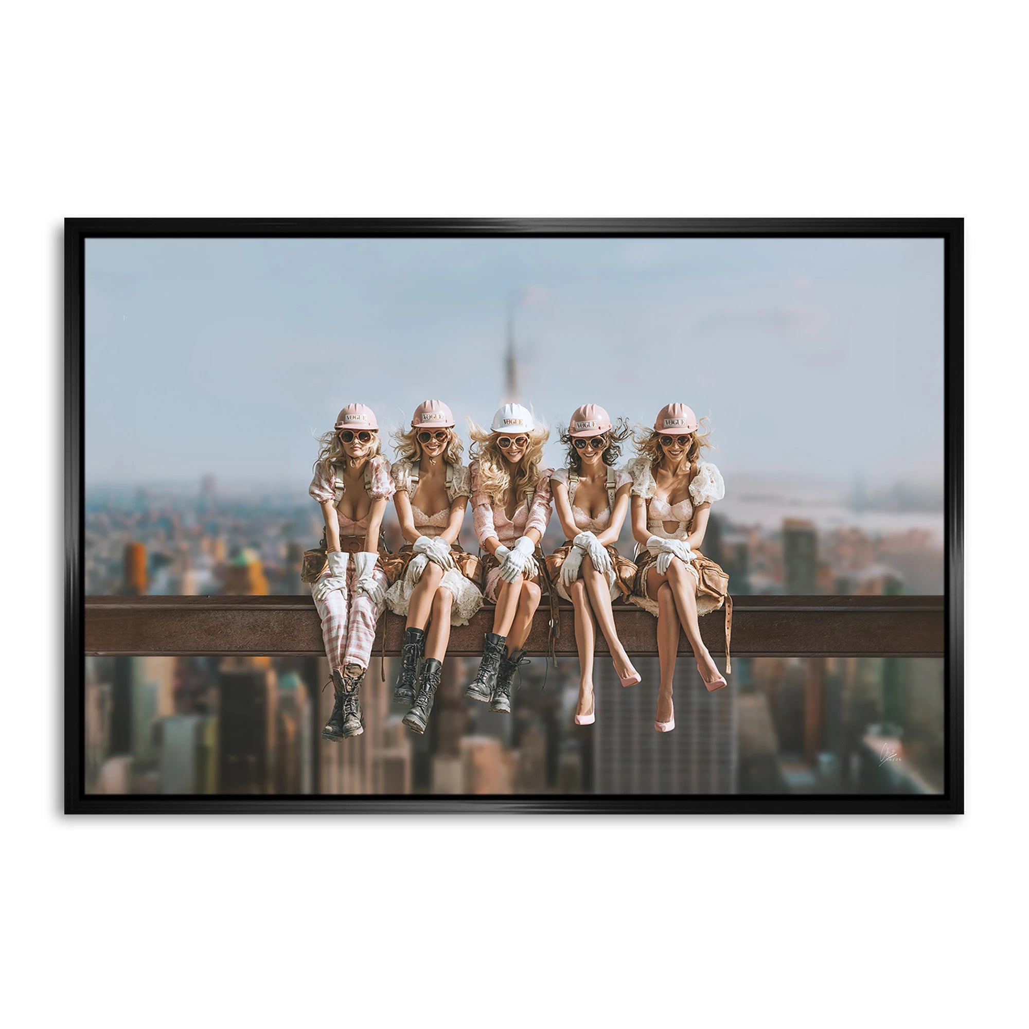 Skyline Queens AluDibond Wandbild