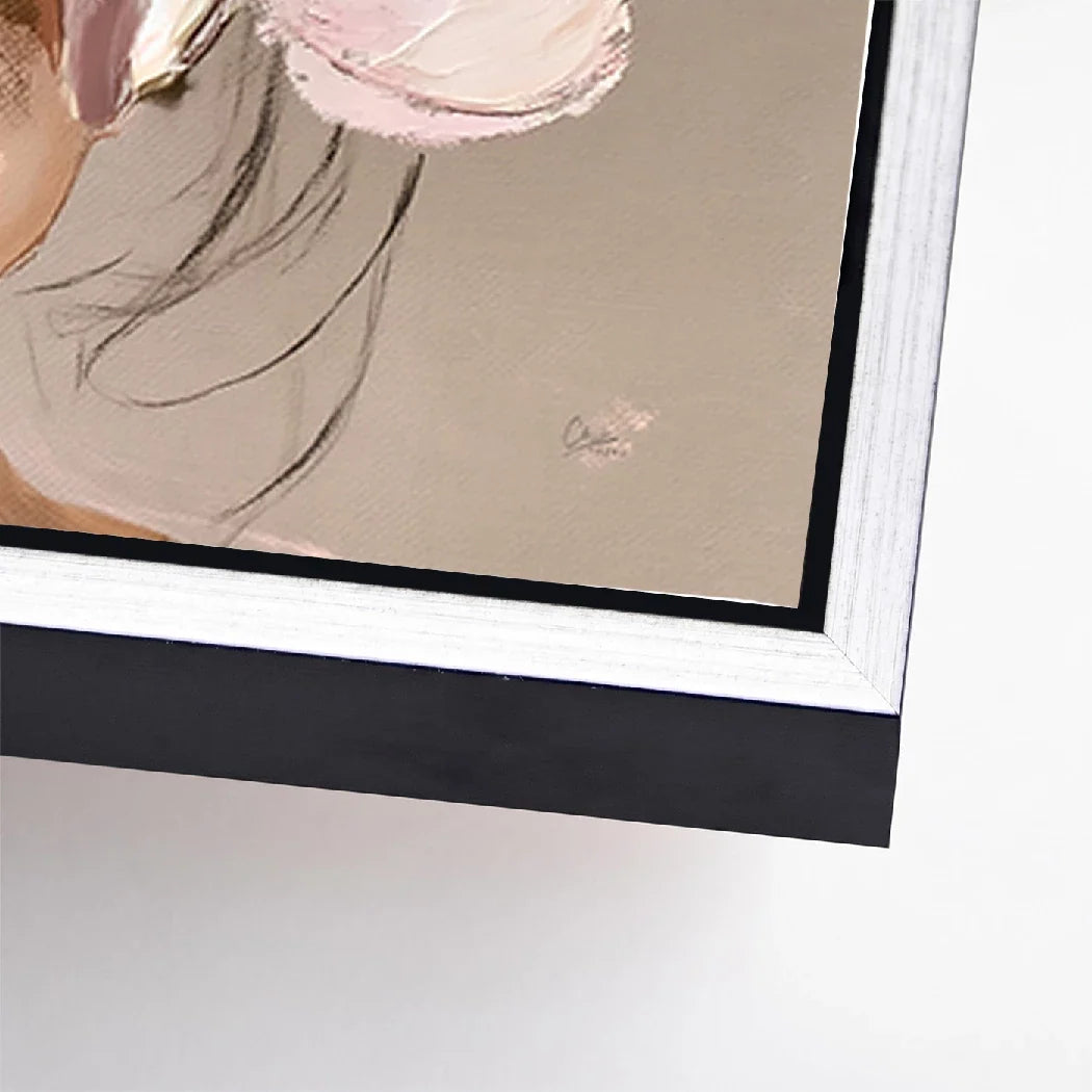 Blütenzauber Rosé AluDibond Wandbild