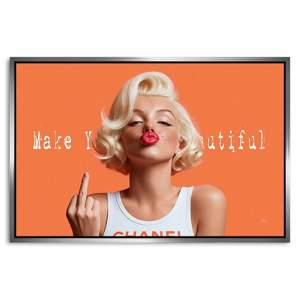 Marilyn Monroe Beautiful AluDibond Wandbild