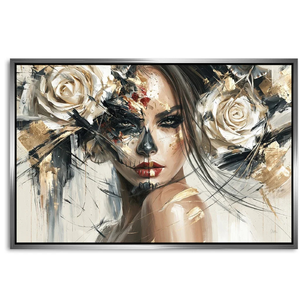 La Catrina Dark Romance AluDibond Wandbild