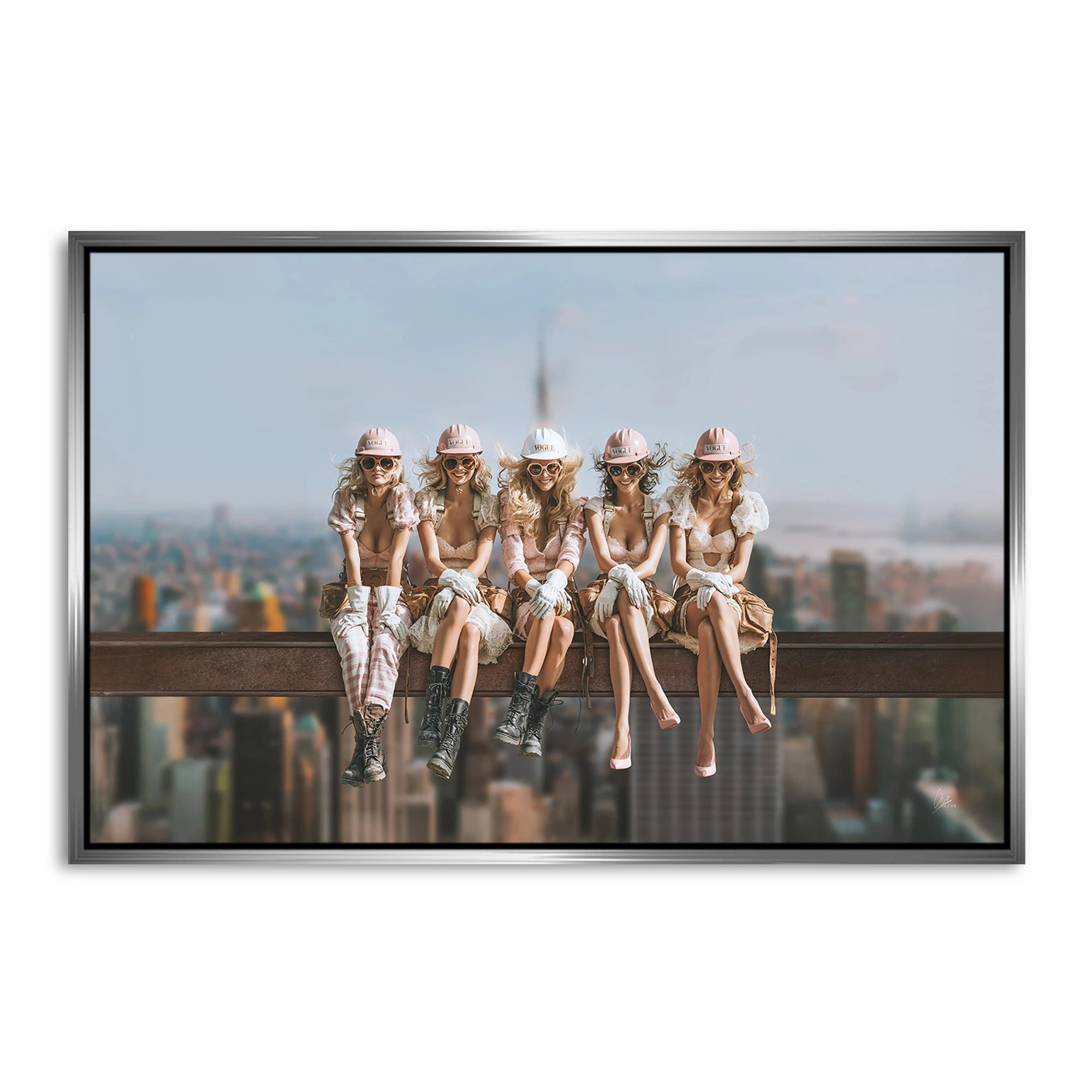 Skyline Queens AluDibond Wandbild