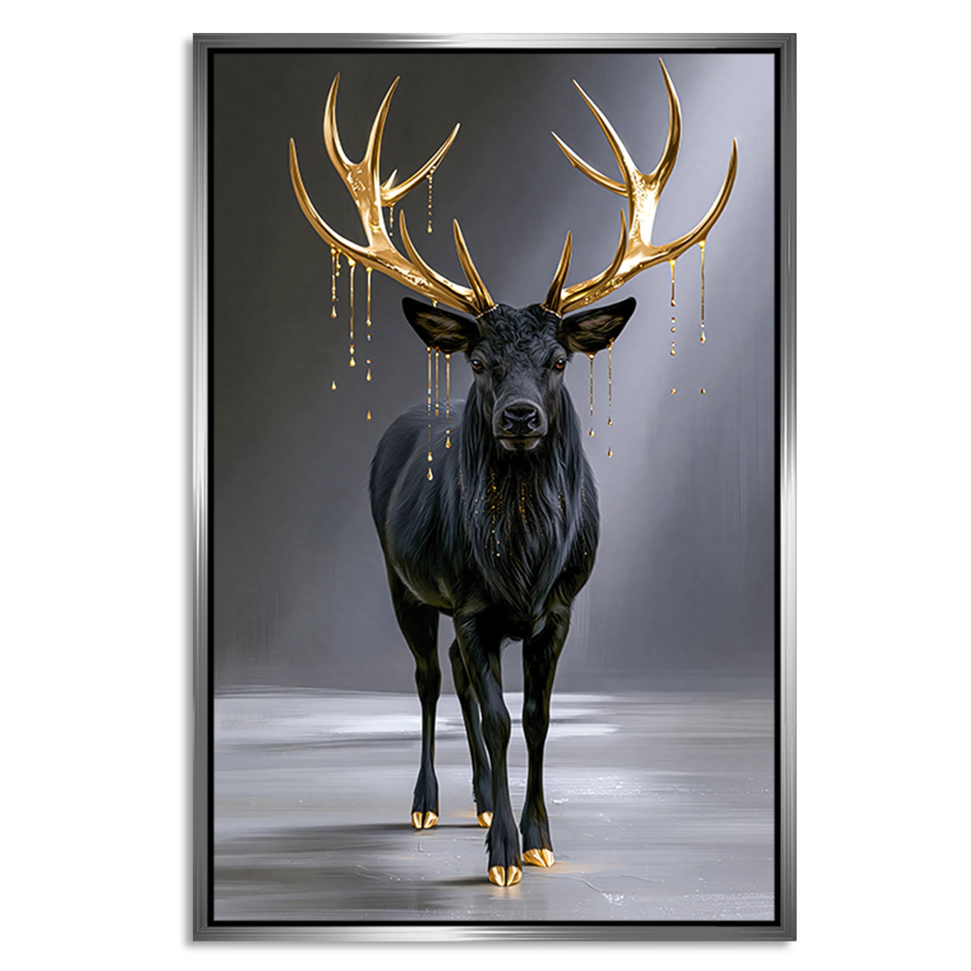 Hirsch Royal Alu Dibond Wandbild