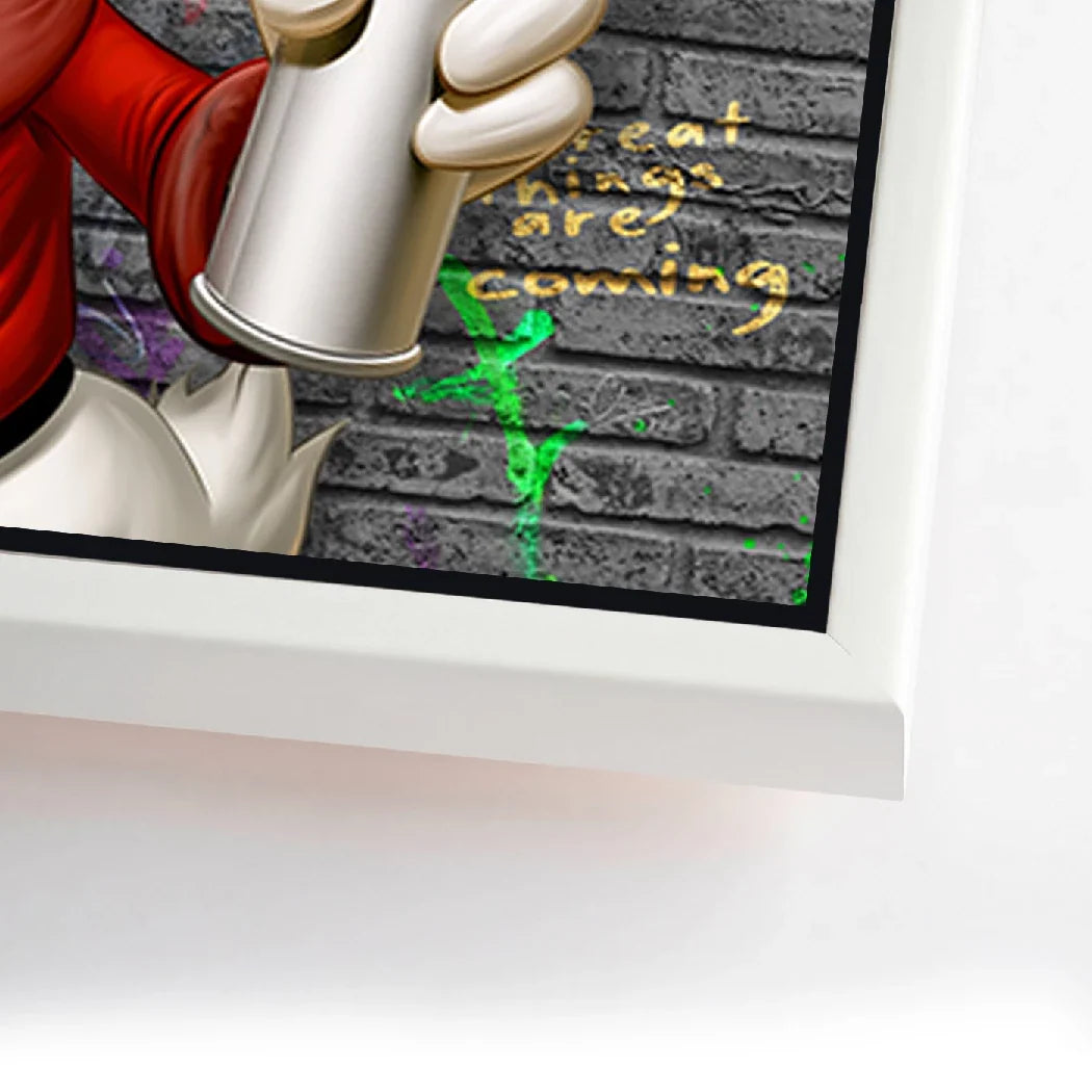 Dagobert Duck Street Money AluDibond Wandbild