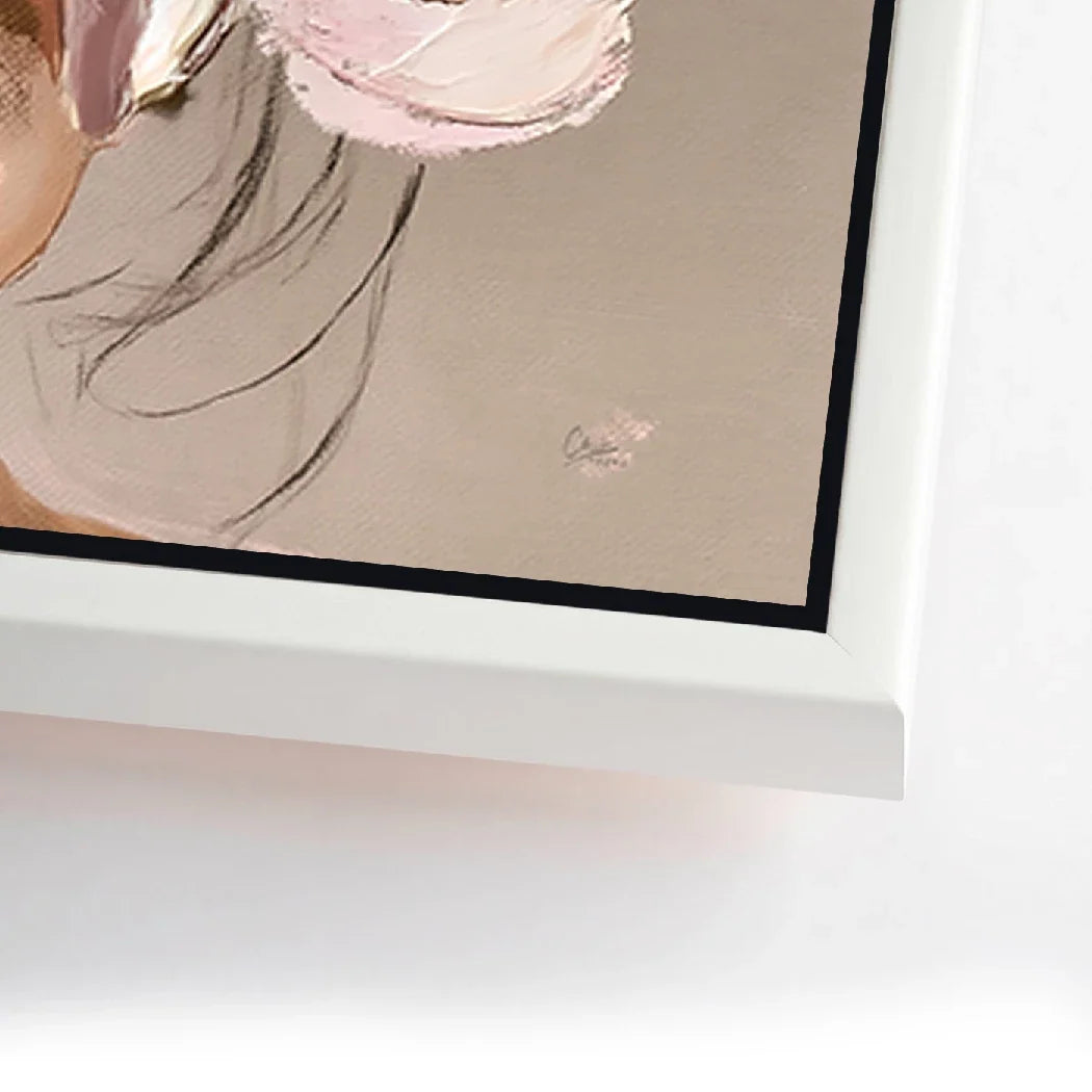 Blütenzauber Rosé AluDibond Wandbild
