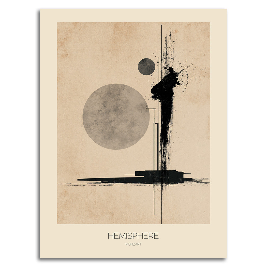 Hemisphere Leinwand Bild