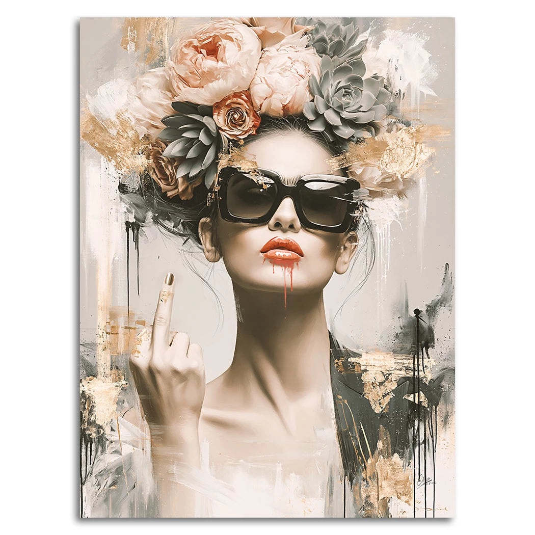 Frida Kahlo Statement Alu Dibond Wandbild