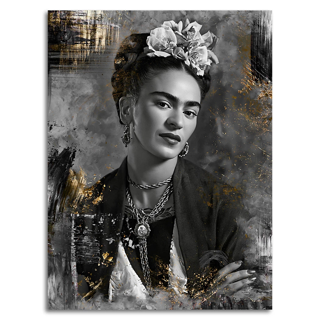 Frida Kahlo Velvet Alu Dibond Wandbild