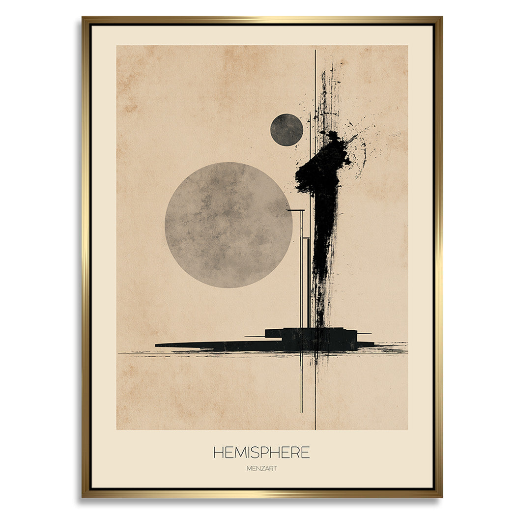 Hemisphere Leinwand Bild
