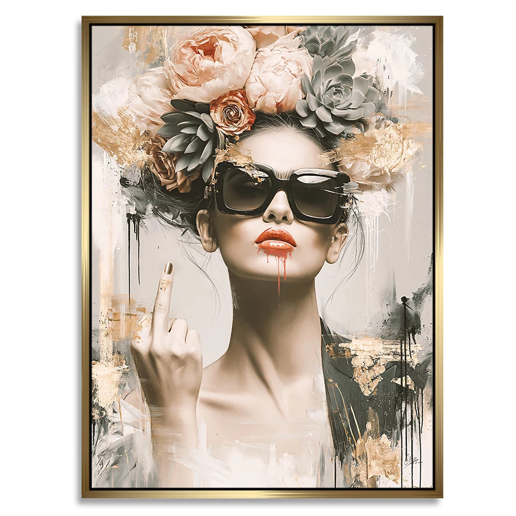 Frida Kahlo Statement Alu Dibond Wandbild