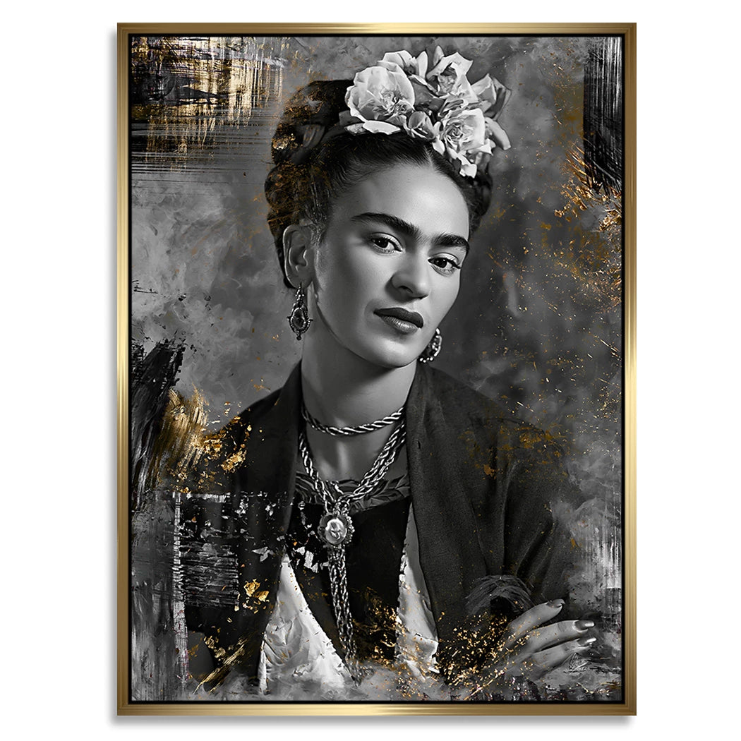 Frida Kahlo Velvet Alu Dibond Wandbild