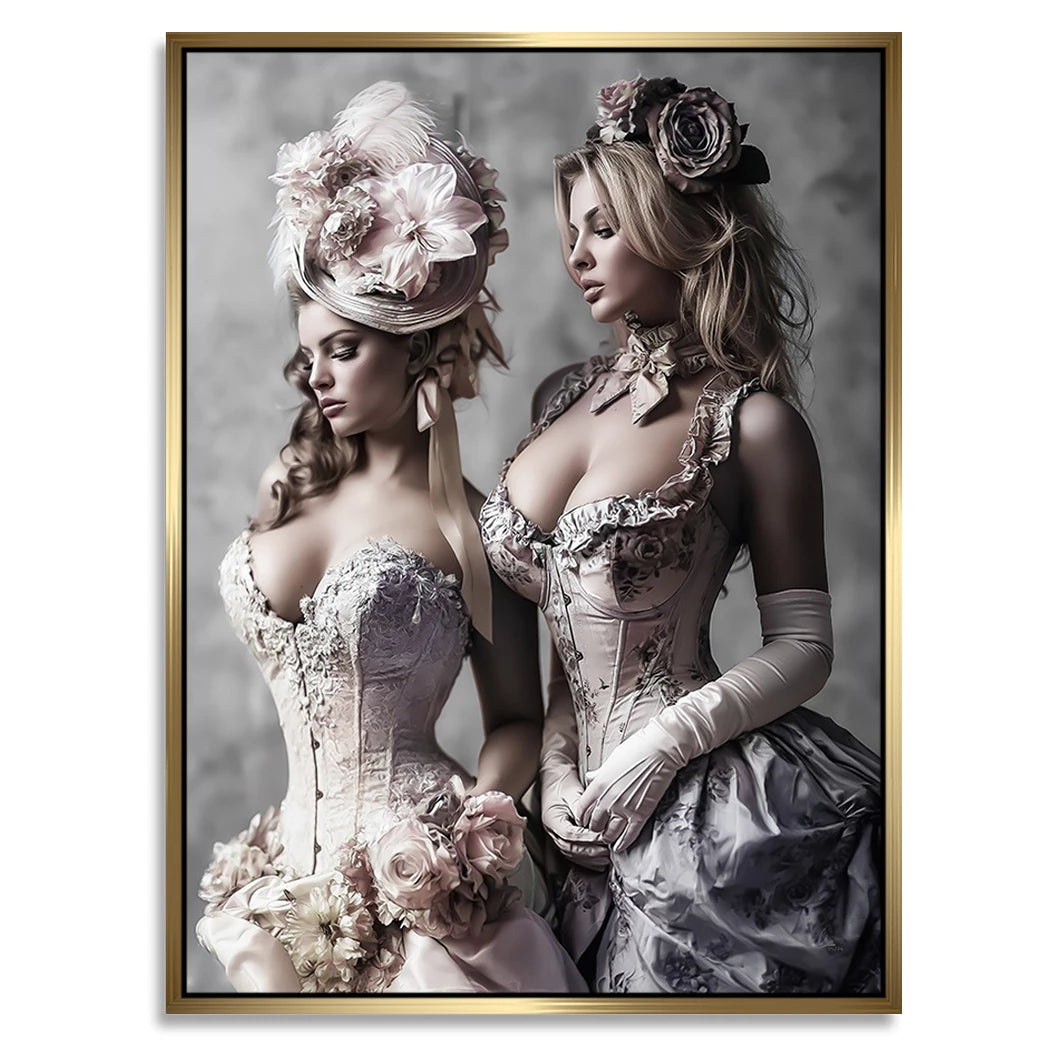 Rosen Damen Alu Dibond Wandbild