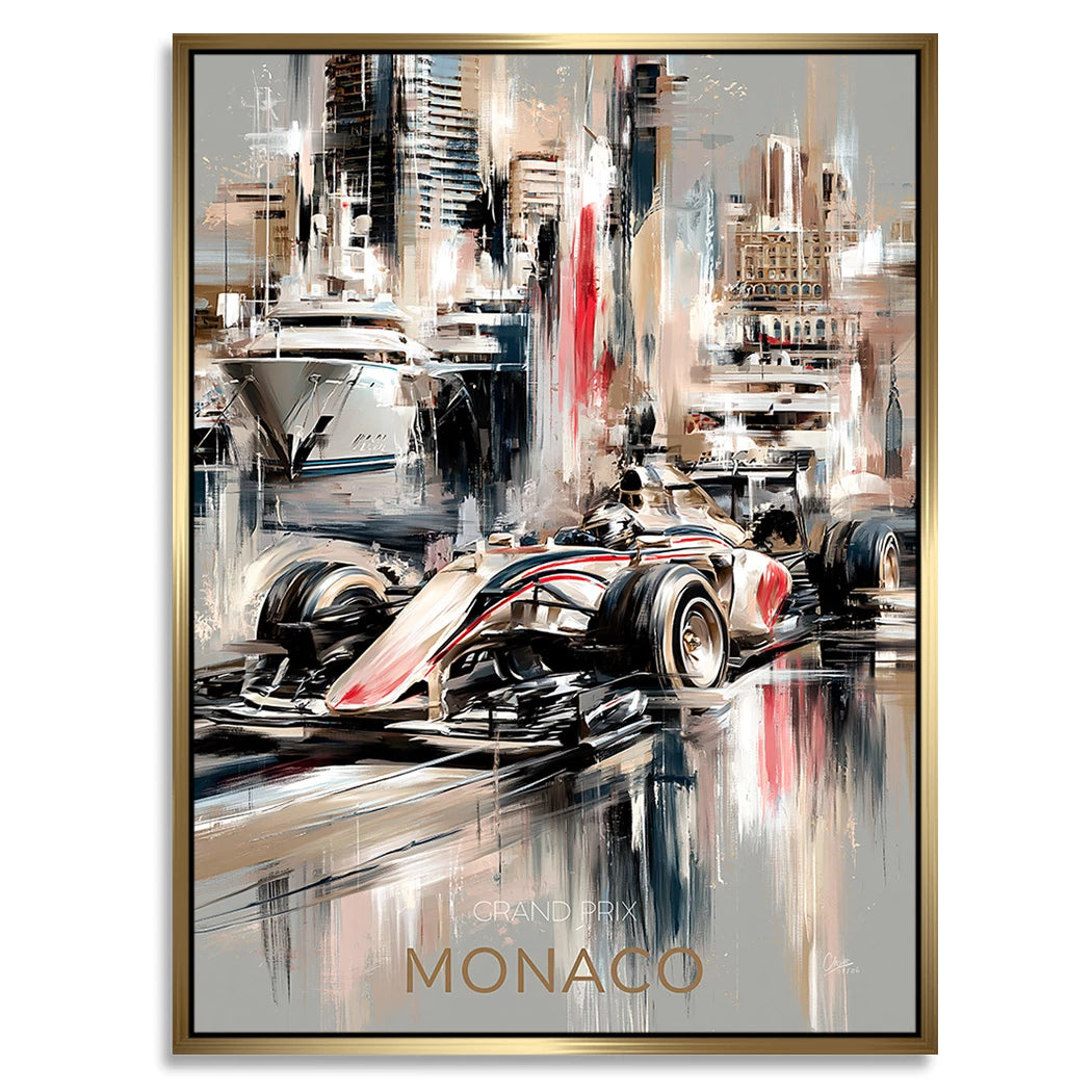 Monaco Formula Alu Dibond Wandbild