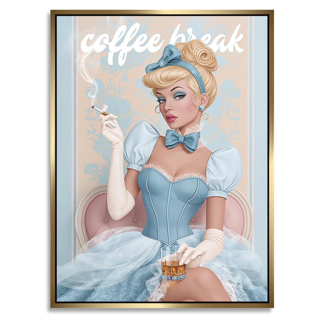 Cinderella Coffee Alu Dibond Wandbild
