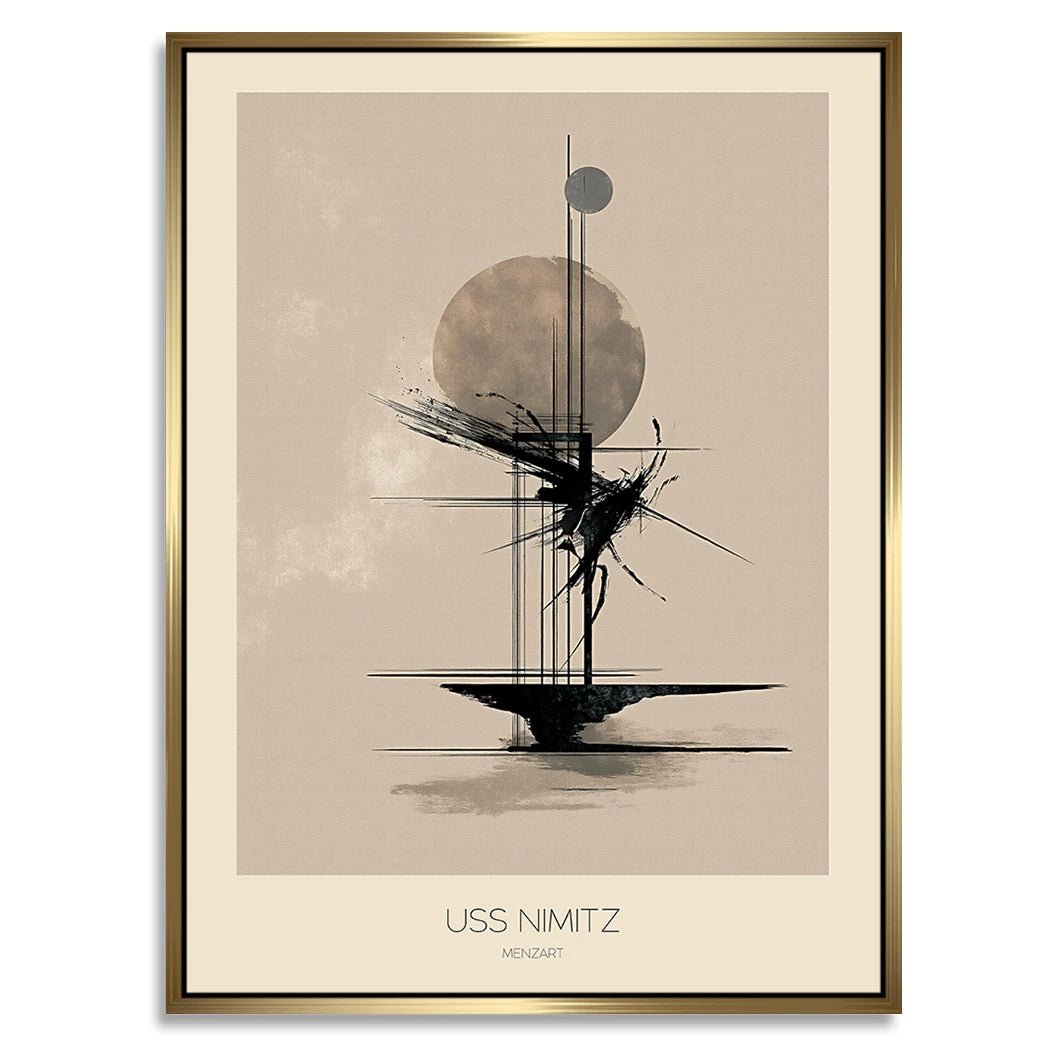 USS Nimitz Alu Dibond Wandbild