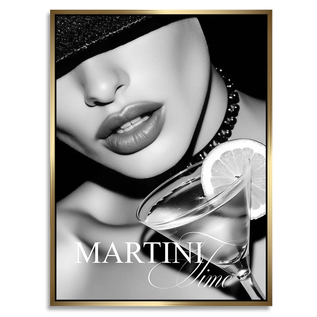 Martini Midnight Alu Dibond Wandbild