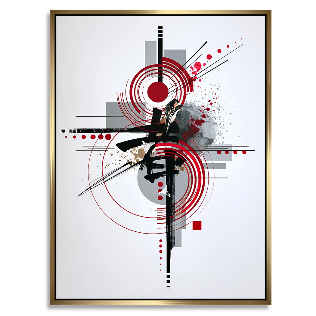 Zen Geometrie Alu Dibond Wandbild