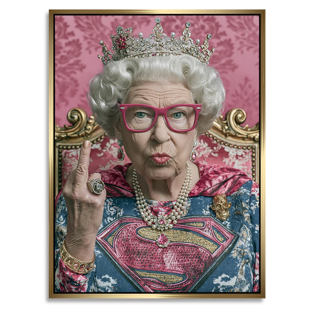 Queen Royale Alu Dibond Wandbild