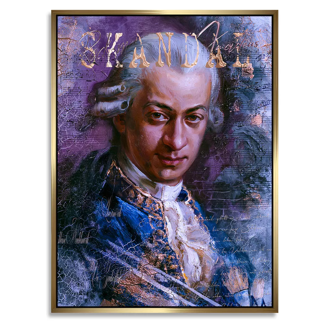 Rock me Amadeus Alu Dibond Wandbild