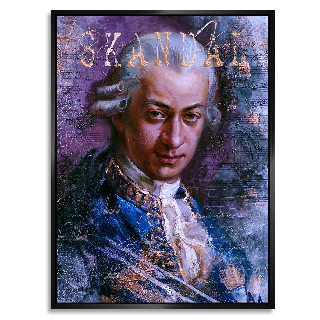 Rock me Amadeus Alu Dibond Wandbild