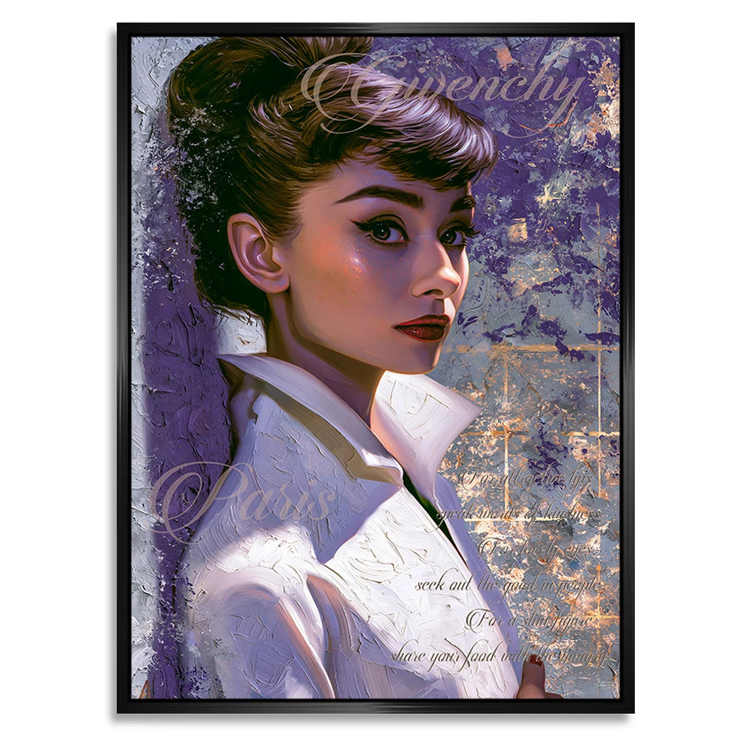 Audrey Couture Alu Dibond Wandbild