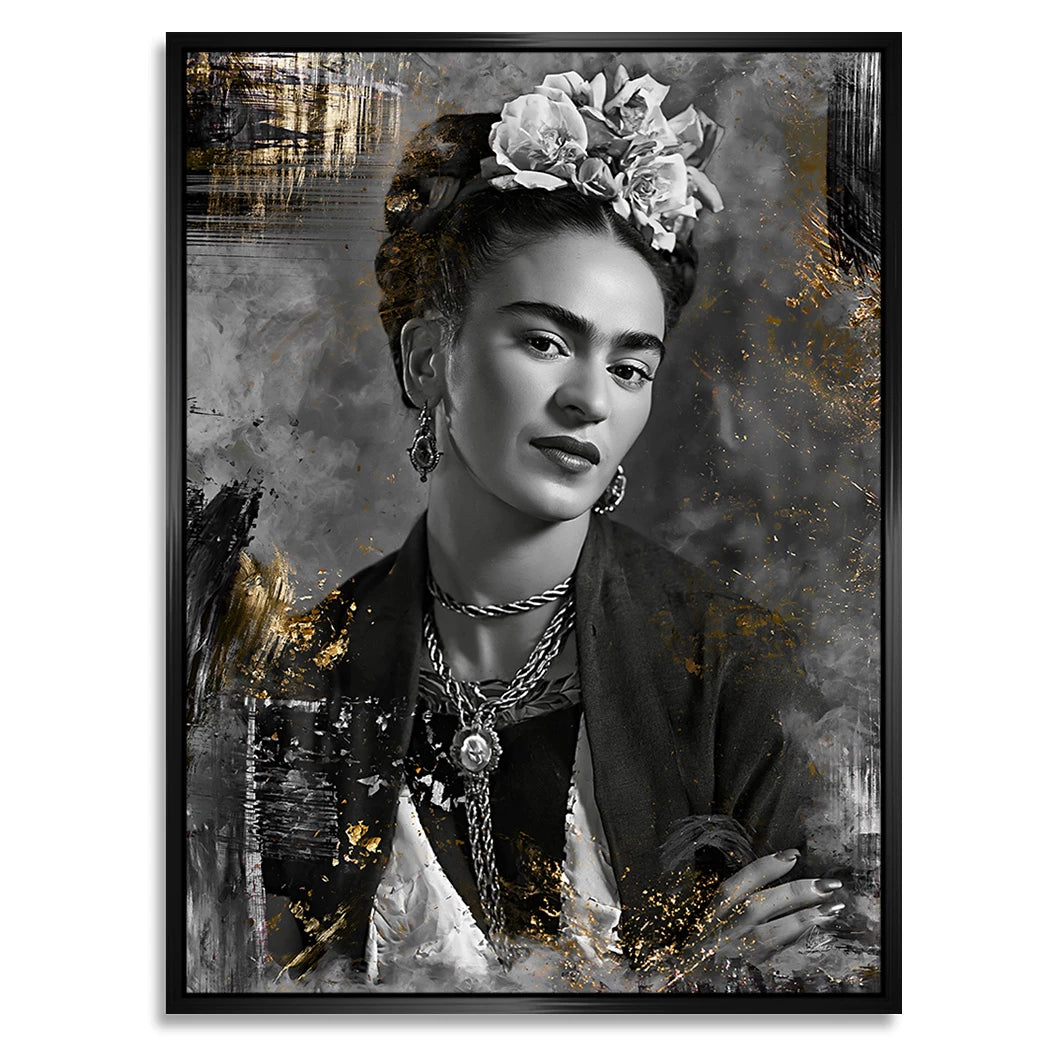 Frida Kahlo Velvet Alu Dibond Wandbild