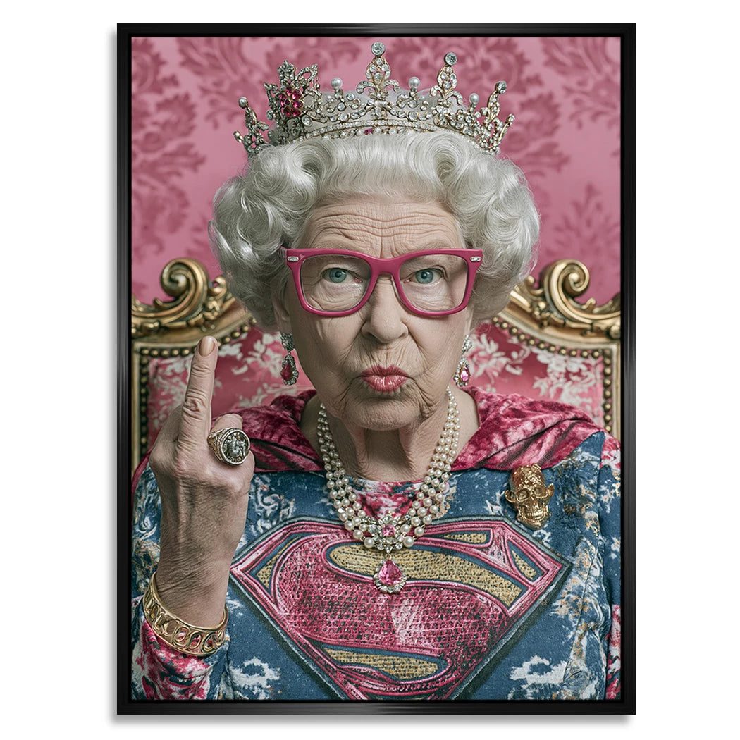 Queen Royale Alu Dibond Wandbild