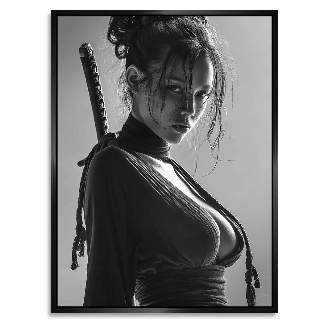Katana Queen Alu Dibond Wandbild