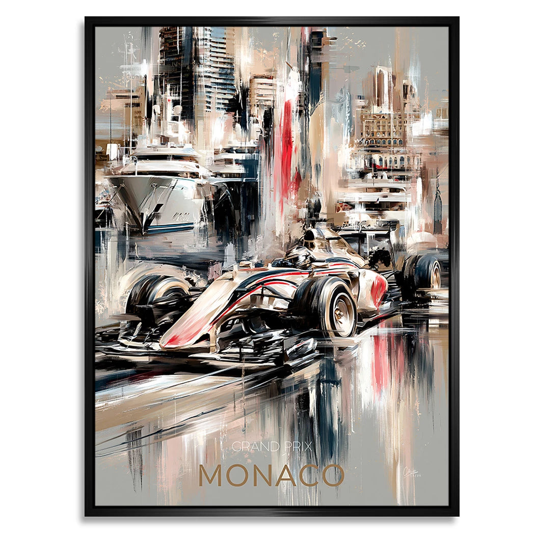 Monaco Formula Alu Dibond Wandbild