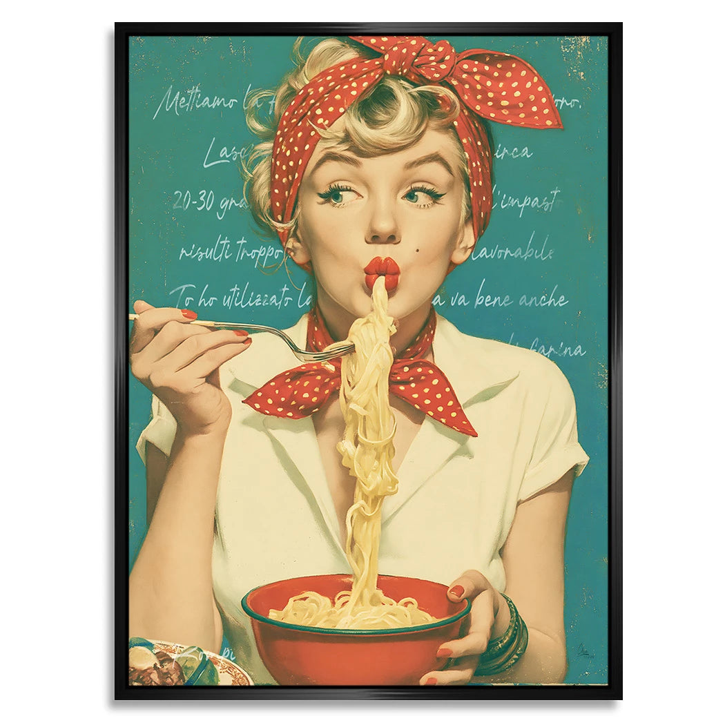 Marilyn Monroe Dolce Alu Dibond Wandbild