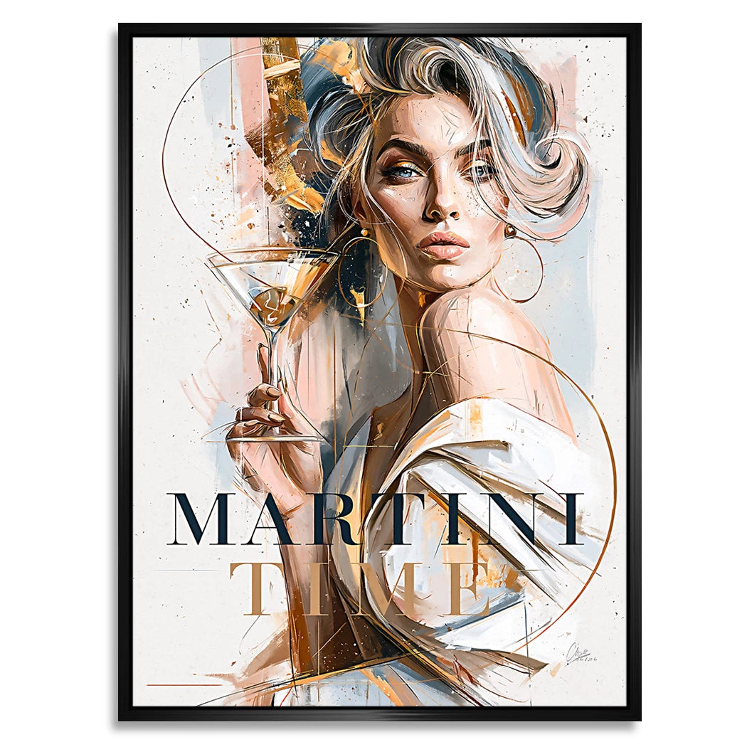 Martini Diva Alu Dibond Wandbild