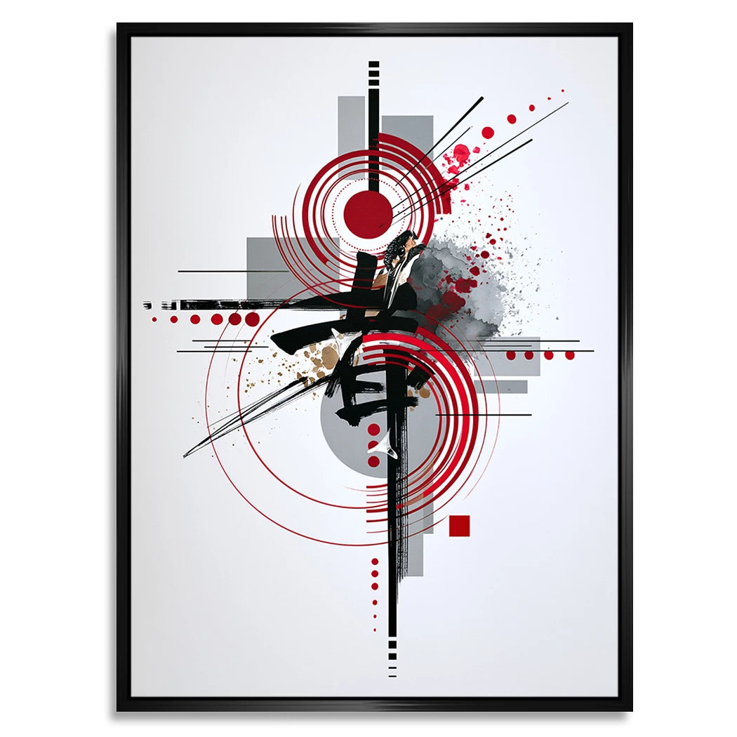 Zen Geometrie Alu Dibond Wandbild