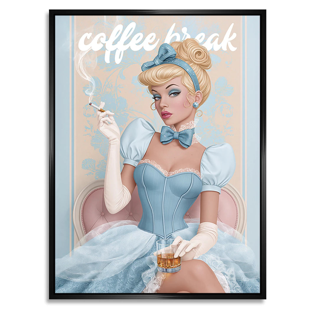 Cinderella Coffee Alu Dibond Wandbild