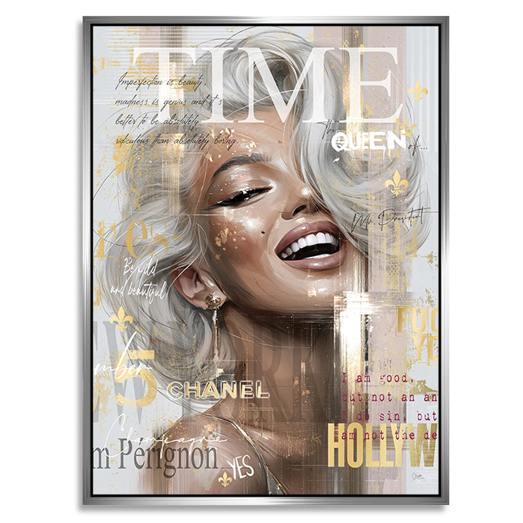 Marilyn Monroe La Belle Alu Dibond Wandbild