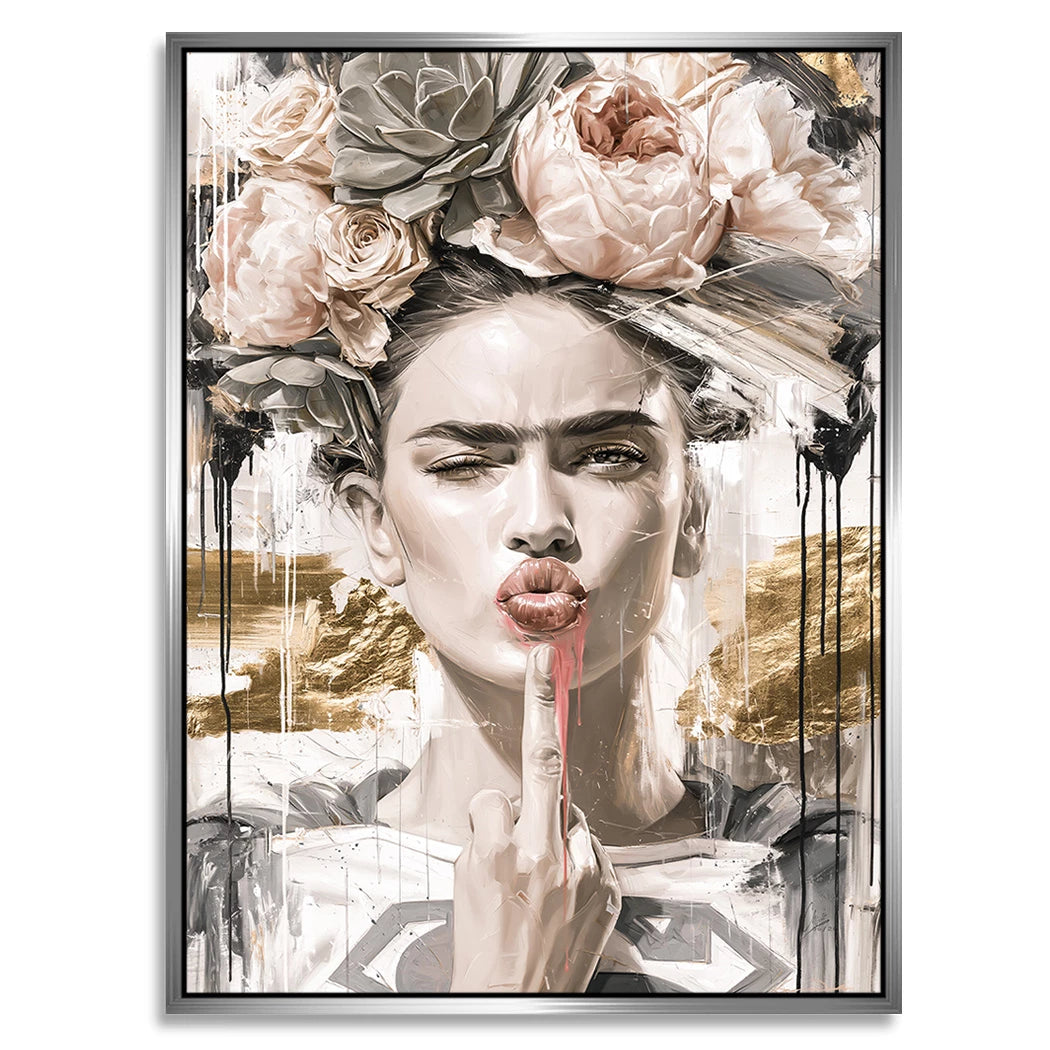 Frida Superman Alu Dibond Wandbild