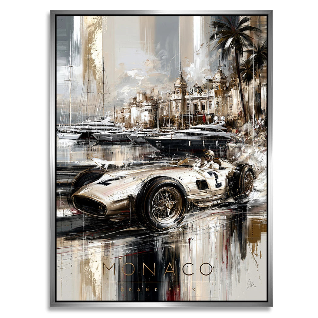 Monaco Pole Position Alu Dibond Wandbild